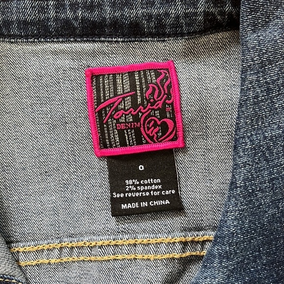 TORRID denim jacket Size 0 - Picture 2 of 3